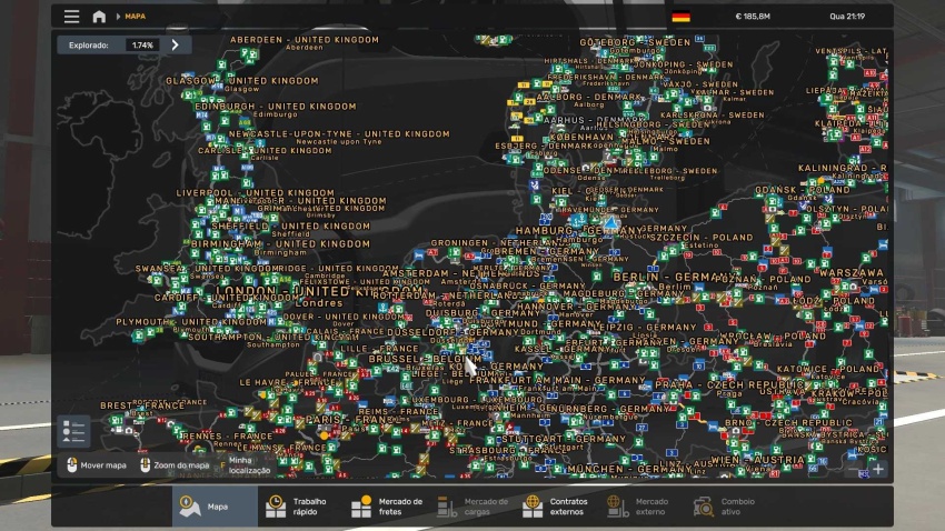 ETS2 - All Cities with Country Identification V1.0