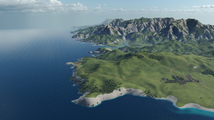 Transport Fever 2 - Fuji Map