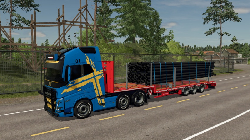 FS25 - Schwarzmueller Semi Lowloader 3A V1.0