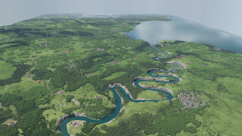 Transport Fever 2 - Normandie Map