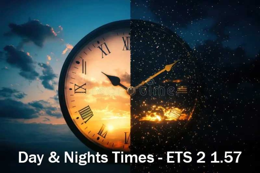 ETS2 - Actual Day & Night Times – Early Winter V1.0