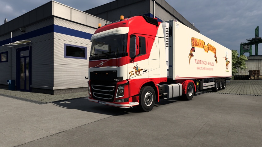 ETS2 - Frank de Ridder Transport B.V. Skin Pack V1.0