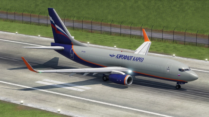 Transport Fever 2 - Russian Aeroflot Cargo B737