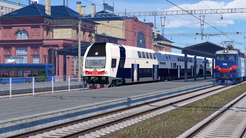 Transport Fever 2 - Skoda CityElefant Ukrainian Railways