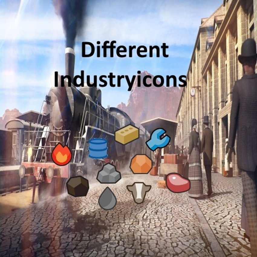 Transport Fever 2 - Different Industry Icons