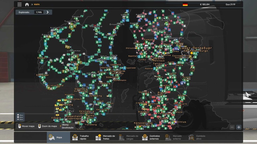 ETS2 - Ultra Zoom Map V1.57