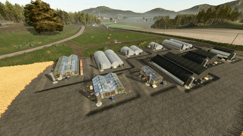 FS25 - Bio Greenhouse Pack V1.0