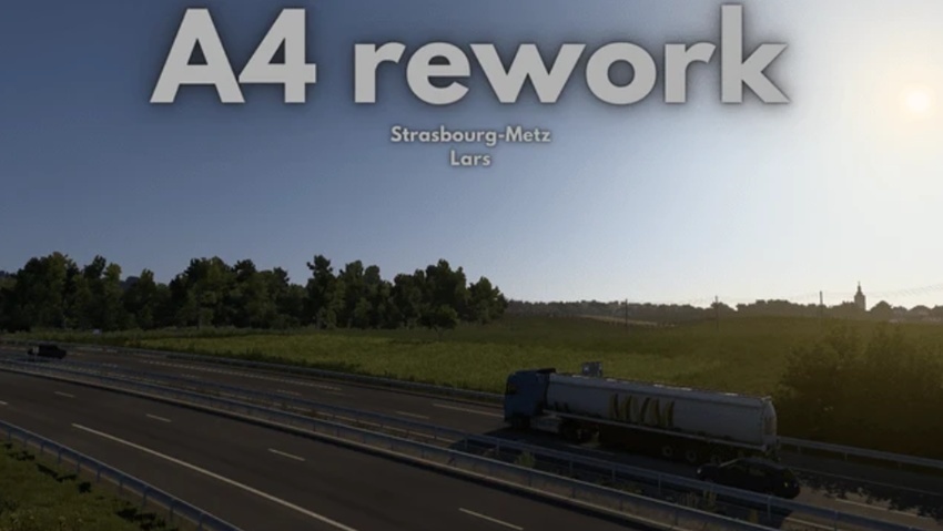 ETS2 - A4 Rework Strasbourg-Metz Promods Addon V1.0