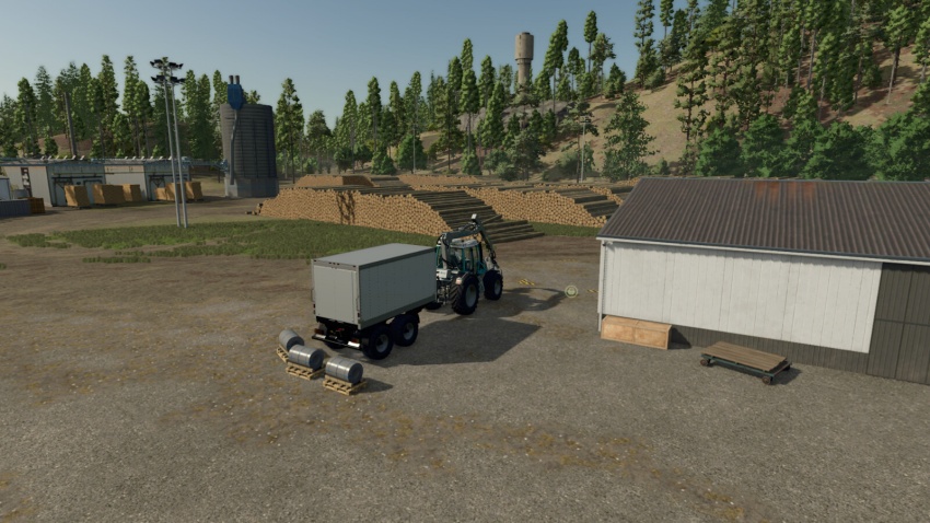 FS25 - Liftable Pallets - Silverrun Forest V1.0