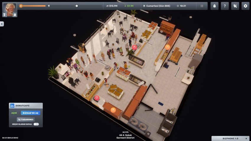 Big Ambitions - Donut Cafe Coffee Shop Blueprint (C2) EA0.9