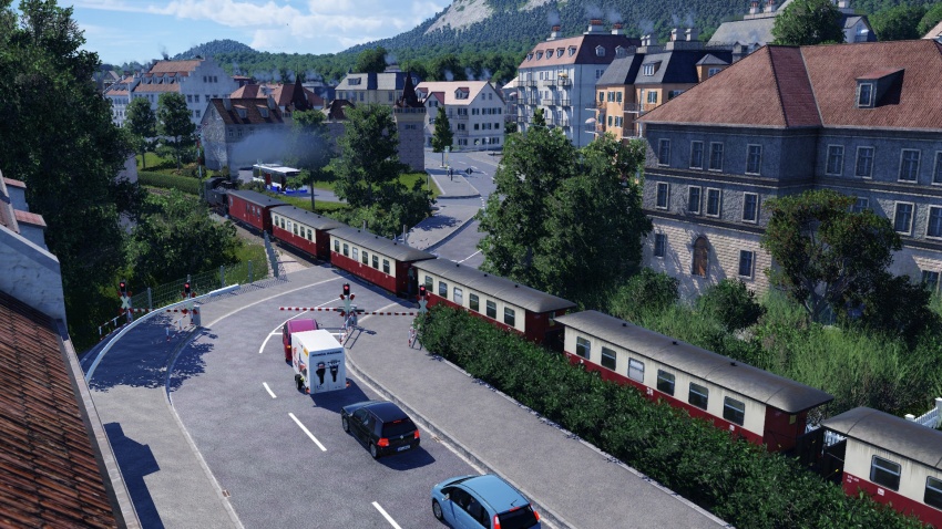 Transport Fever 2 - Modern German Level Crossings