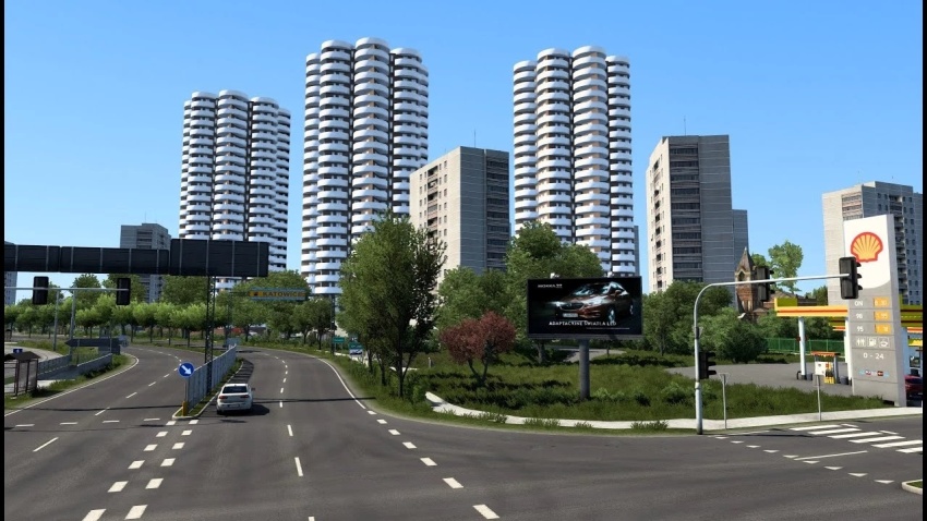 ETS2 - Silesia Rebuild in Poland With PR V1.7.2