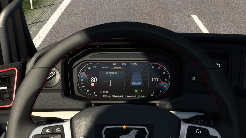 ETS2 - MAN TGX 2020 Improved Dashboard V1.9