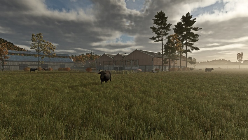 FS25 - Customize Fence Cow Barn V1.0.0.2