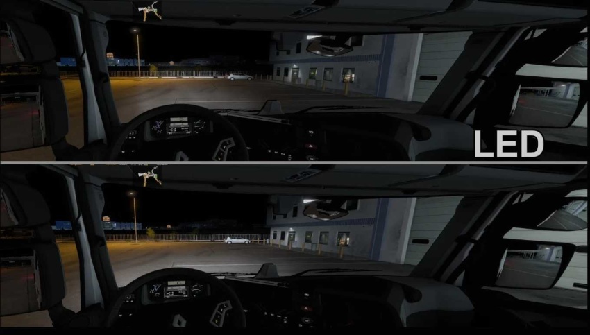 ETS2 - Headlight Led/Xenon V1.0.5.5