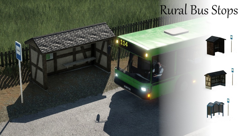 Transport Fever 2 - Rural Bus Stops