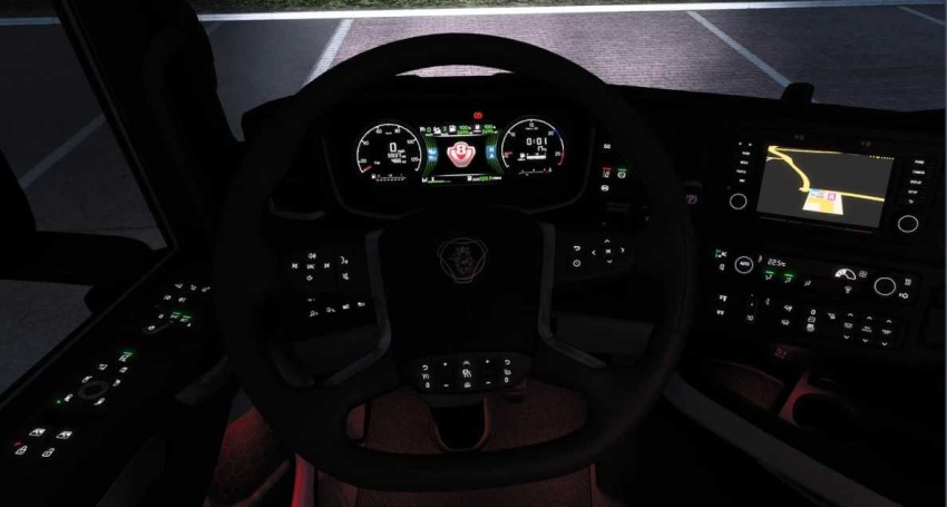 ETS2 - Scania 2016 S & R Custom Dashboards V2.4.2