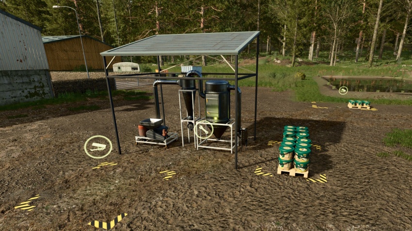 FS25 - Small Fishfeed Mixingplant V1.0