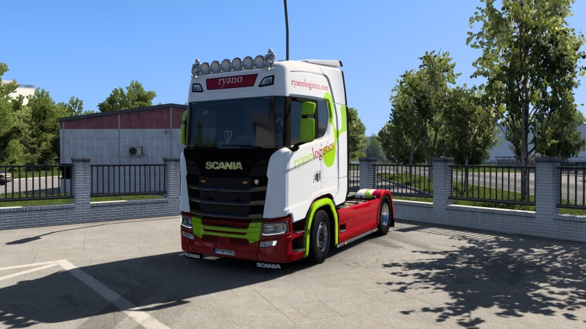 ETS2 - Ryano Logistics BV Skin Pack V1.0