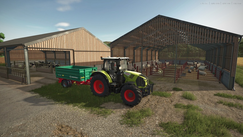 FS25 - Medium Cow Barn V1.0