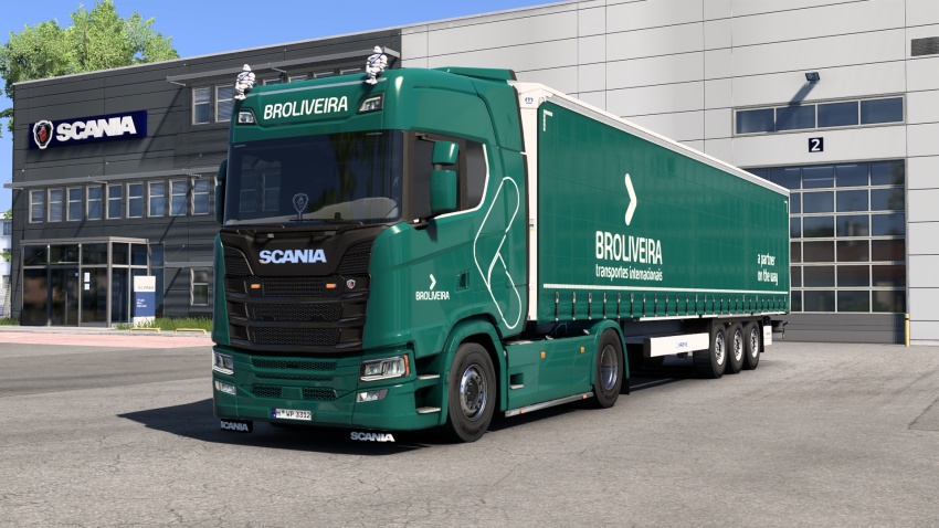 ETS2 - Transportes Broliveira Skin Pack V1.0