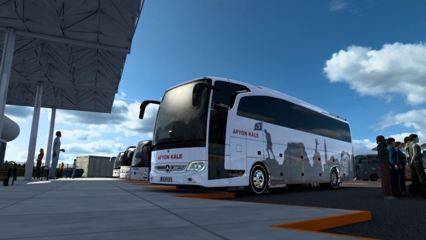 ETS2 - Afyon Kale Tourism Bus Wrap Skin V1.57