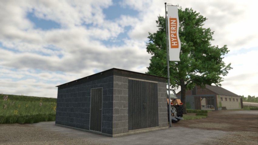 FS25 - Hyperin Tool Shed With Pressure Washer V1.0