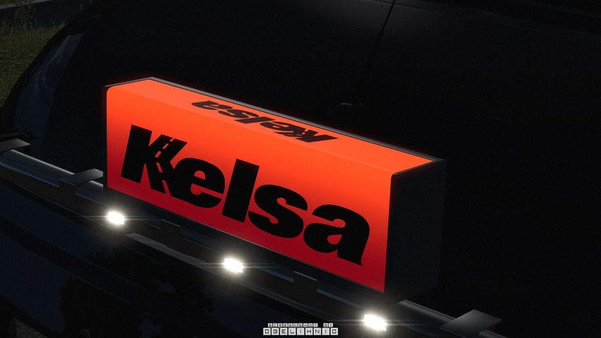 ETS2 - Kelsa LED Illuminated Nameboards V1.3.1