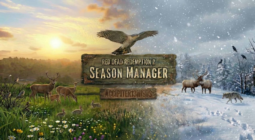 RDR2 - Season Manager (Add-on) – 12 Stage Dynamic Seasonal Wildlife V1.1