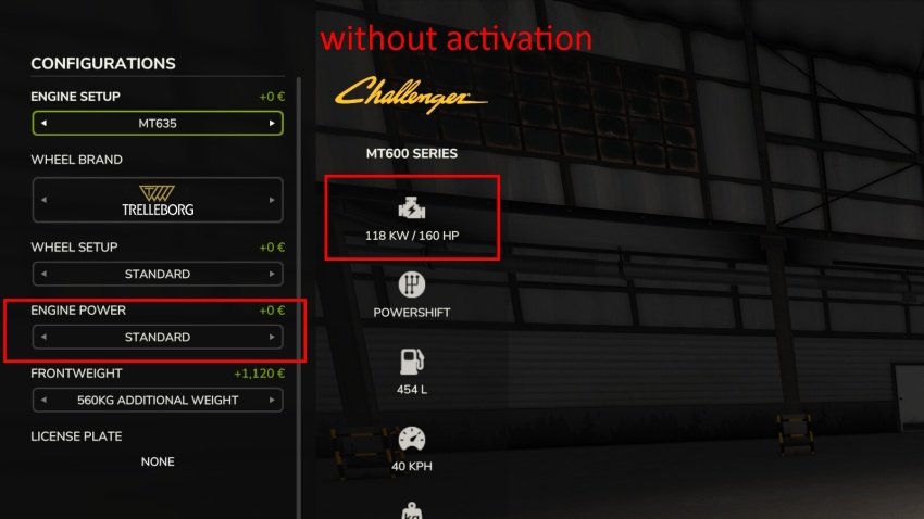 FS25 - Adjustable Engine Power V1.0