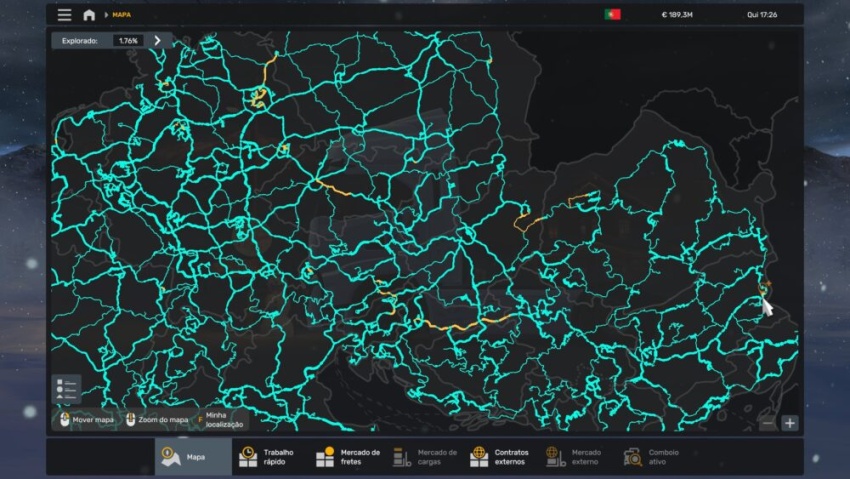 ETS2 - Undiscovered Map + Ultra Zoom V1.57