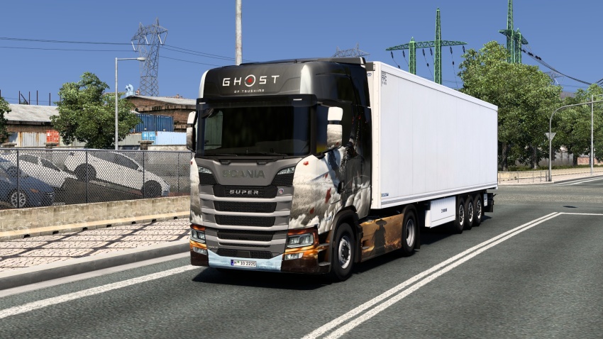 ETS2 - Ghost of Tsushima Skin V1.0