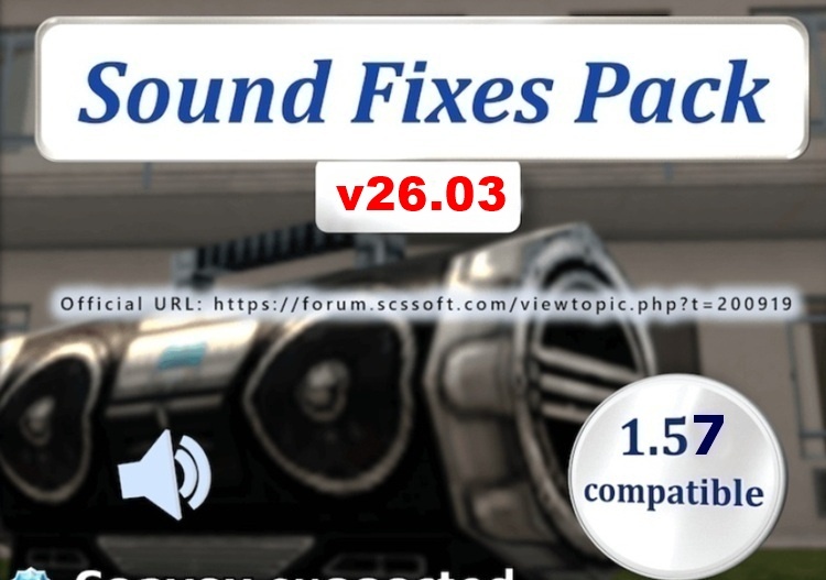 Sound Fixes Pack V26.03
