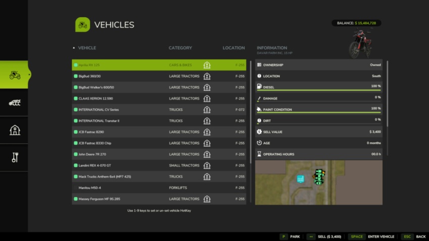 FS25 - Advanced Farm Manager V1.0