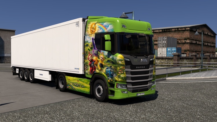 Scania S Teletubbies Skin V1.57