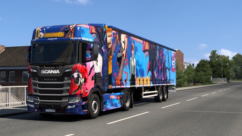 ETS2 - Scania Chainsaw Man The Movie Reze Arc Skin