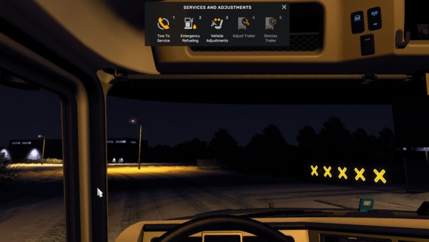 ETS2 - Instant Refuel and Recharge