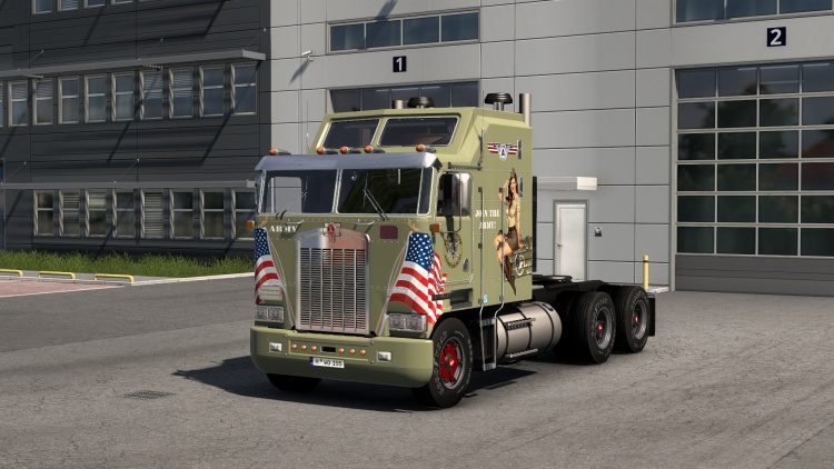 Kenworth K100 Skins Pack