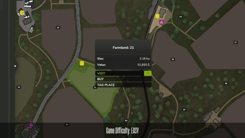 FS25 - Farmland Cost By Difficulty V1.0