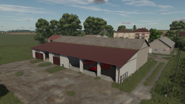Placeable Big Barn With Cows V1.0