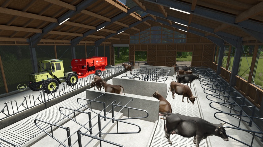 FS25 - Modern Cow Barn V1.1