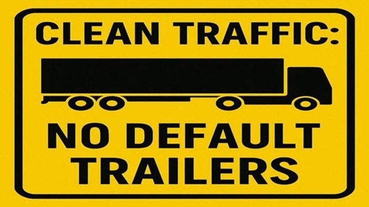 Clean Traffic No Default SCS Trailers V2.0