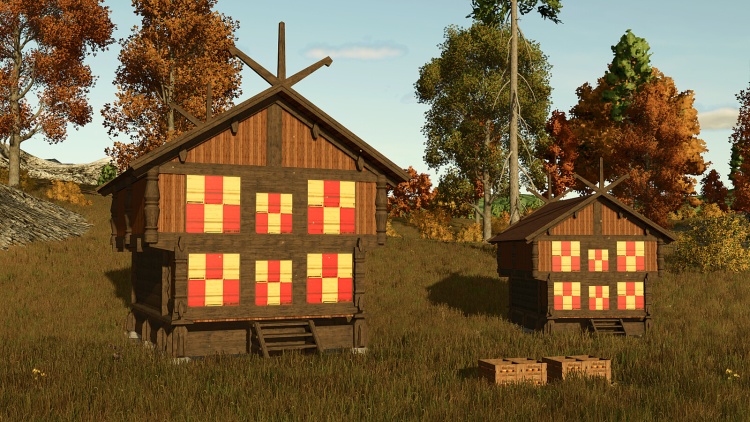 Placeable Wooden BeeHive V1.0