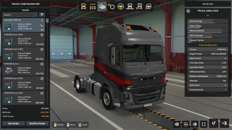1500 HP Engine for All Trucks V1.58
