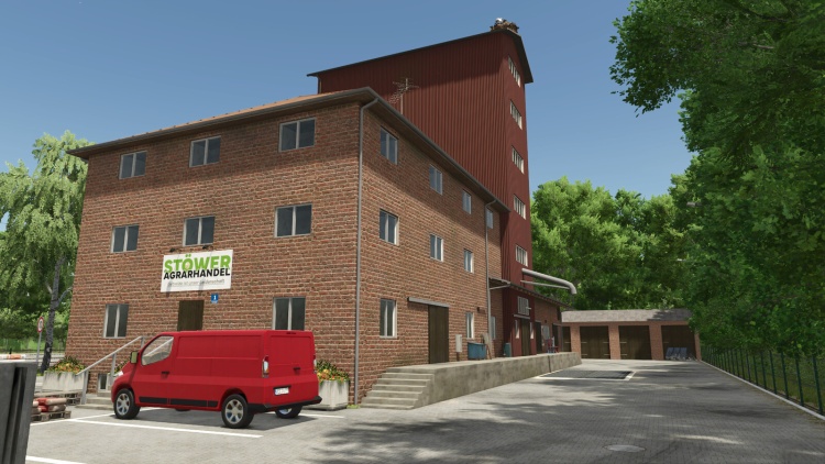 Placeable German Grain Mill Pack V1.0