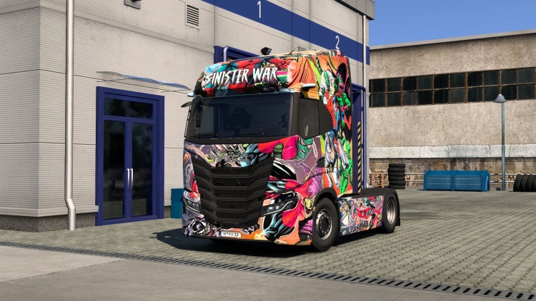 Iveco S-Way Spiderman Skin