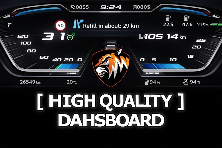 High Quality Dashboard - DAF New Generation XG & XG+ V2.10