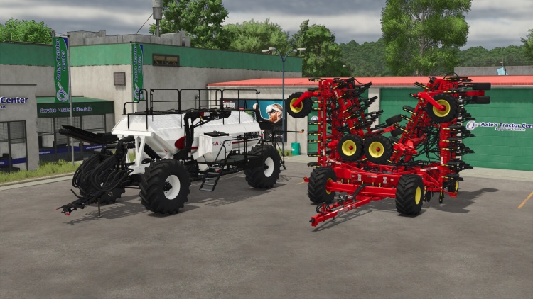 Bourgault 3320-76 Paralink Hoe Drill + 7950 Air Cart V2.0