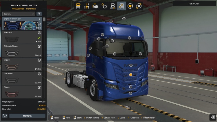 Iveco S-Way Dynamic RGB Grille Animated V1.58