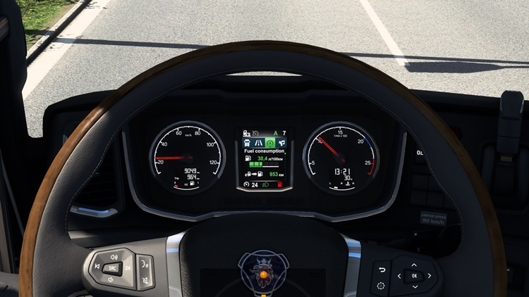Scania NG Improved Dashboard V1.58